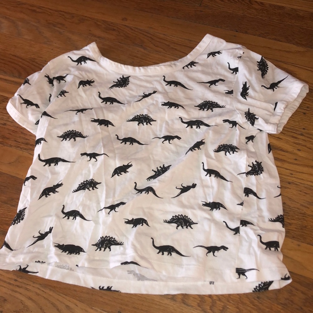 dinosaur crop top